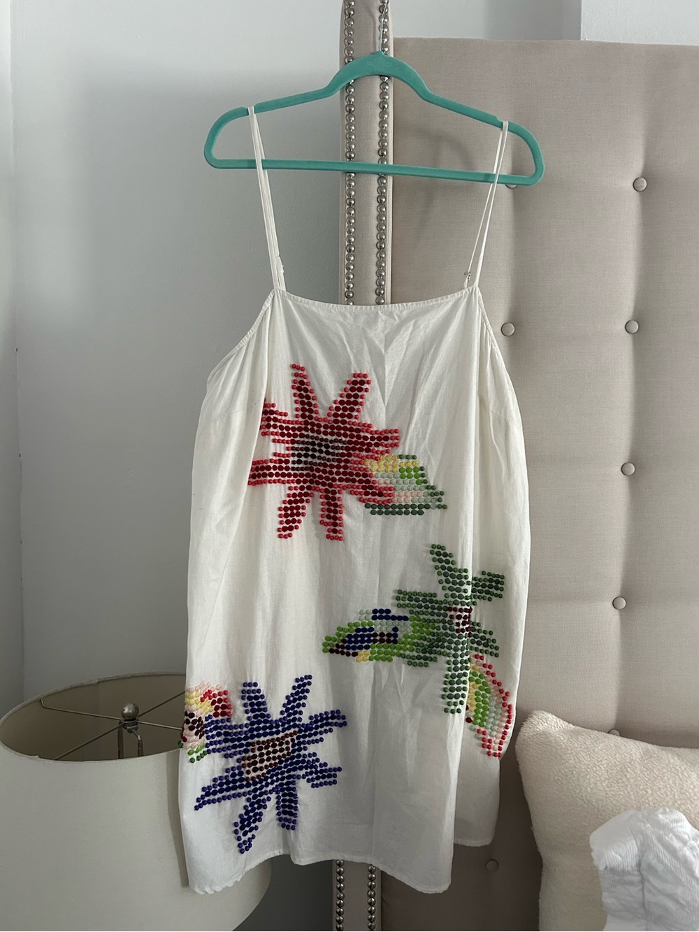 New Anthropologie Celandine beaded dress 2X